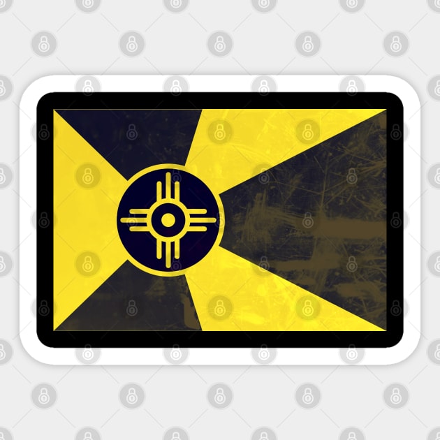 Wichita State Flag Sticker by EMP